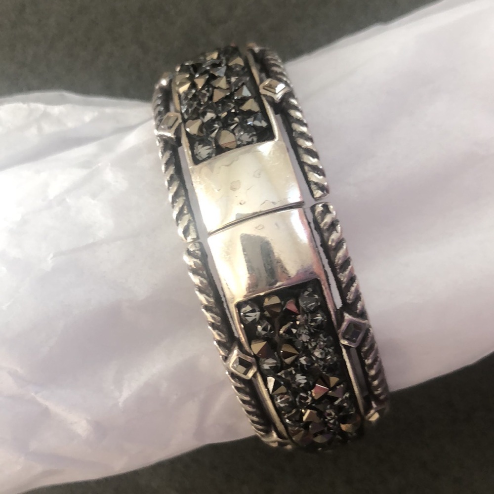 Brighton "Crystal Rocks" Bangle Bracelet - Picture 10 of 11